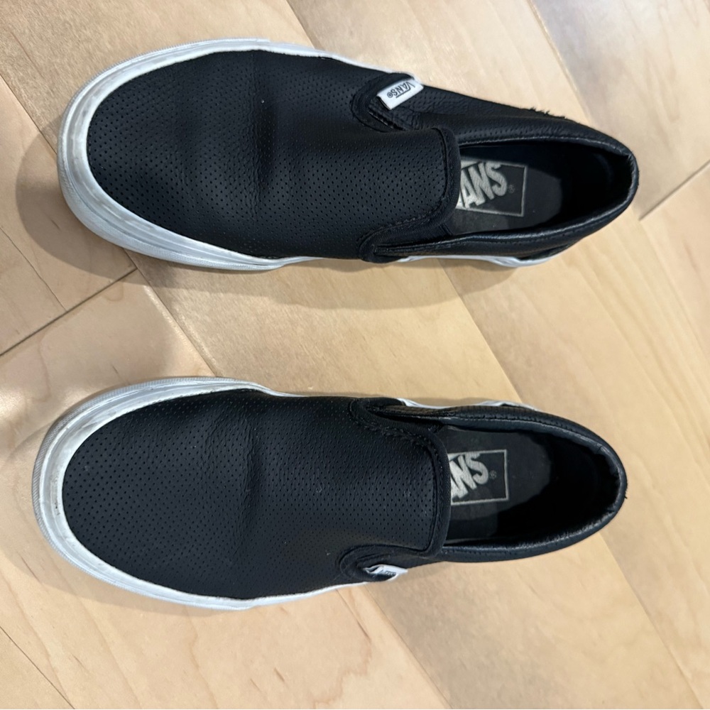 Vans Perforated Black Slip-On Shoes